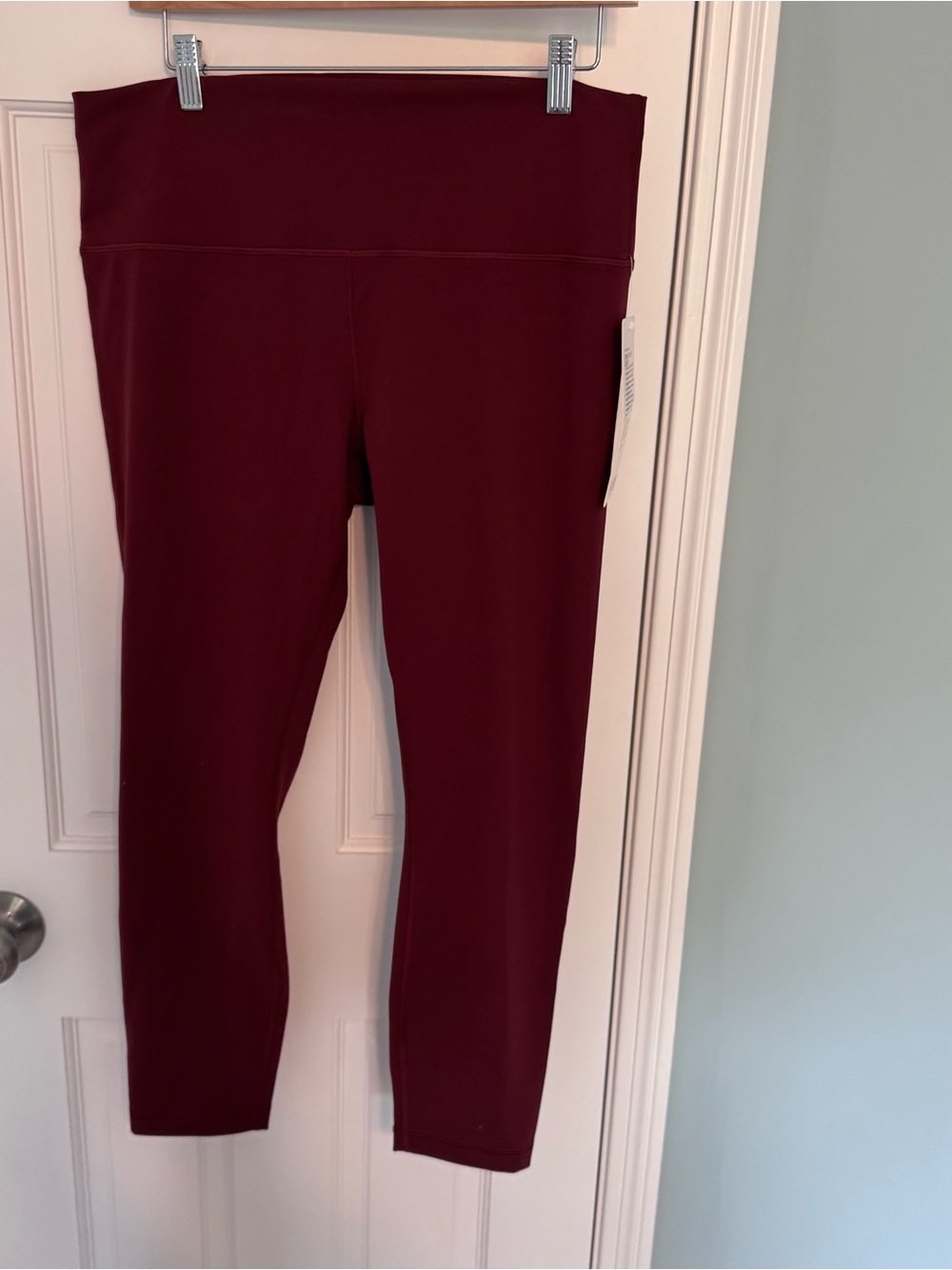 NWT lululemon athletica Maroon High-Rise Wunder Train tight 25” Leggings